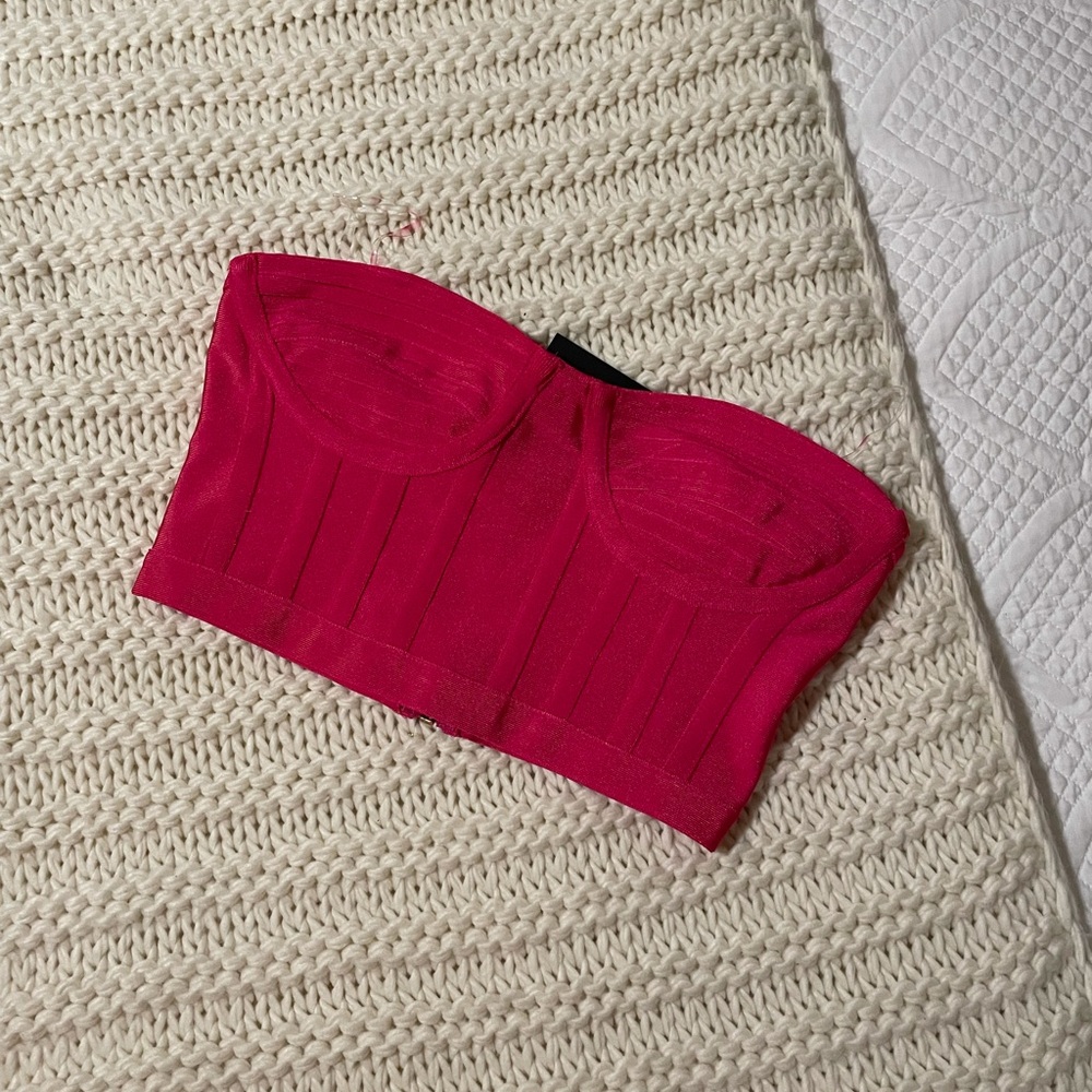Pink Crop Top